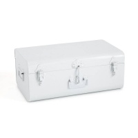 Сундук-чемодан Из металла Masa единый размер белый LA REDOUTE INTERIEURS  фото, kupilegko.ru